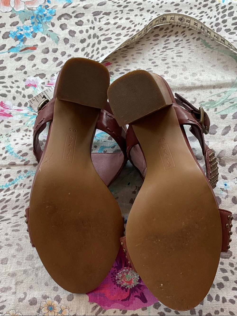 Steven By Steve Madden Carsen Studded Block-Heel Sandals